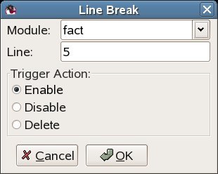 Line Break Dialog Window Line Break Dialog Window